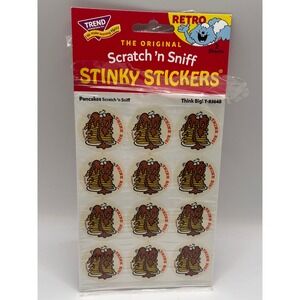 Trend Scratch n Sniff Stinky Stickers Pancakes Retro Think Big T-83648 2 Sheets